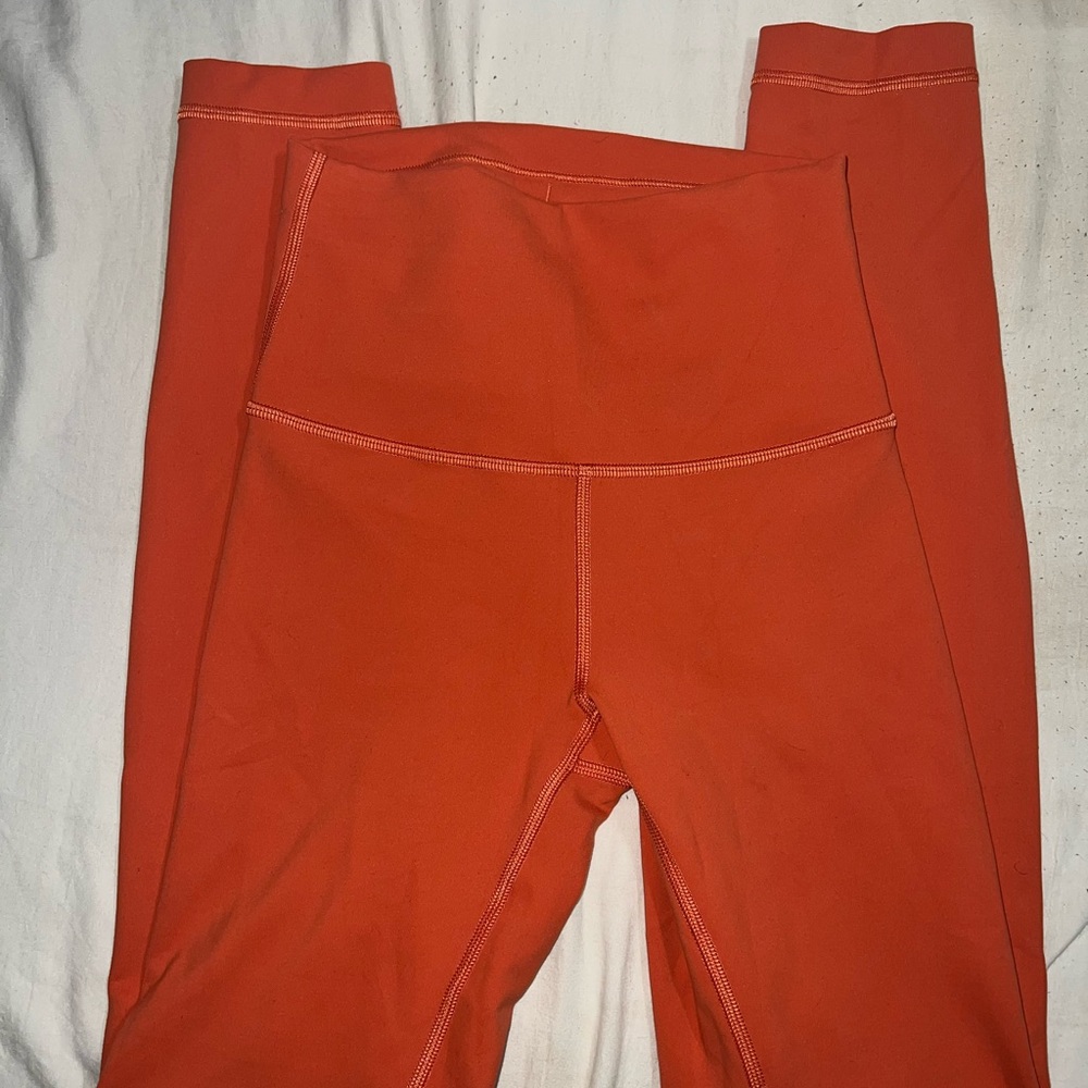 Lululemon Athletica Orange Leggings
